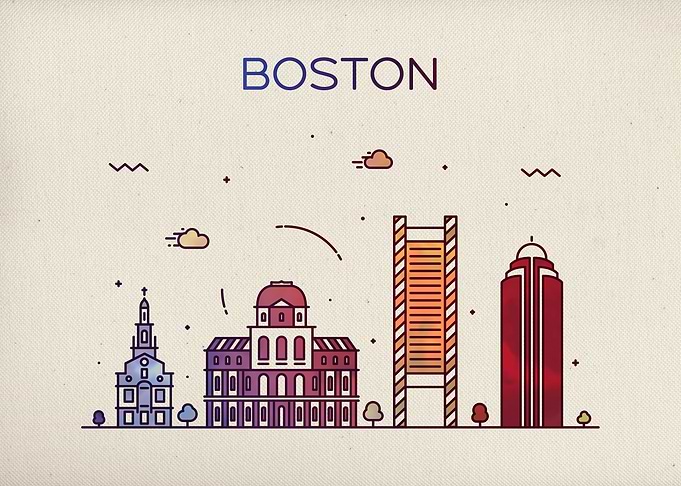 Boston City Skyline Fun