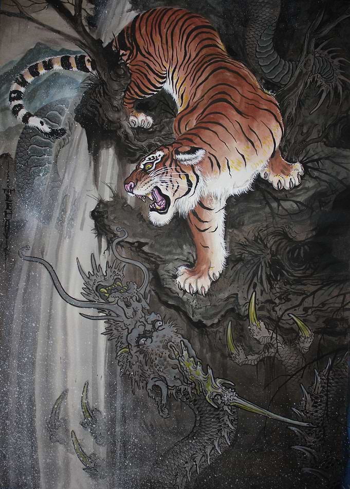 Tiger and dragon