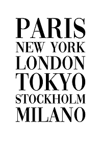 Fashion Capitals Paris