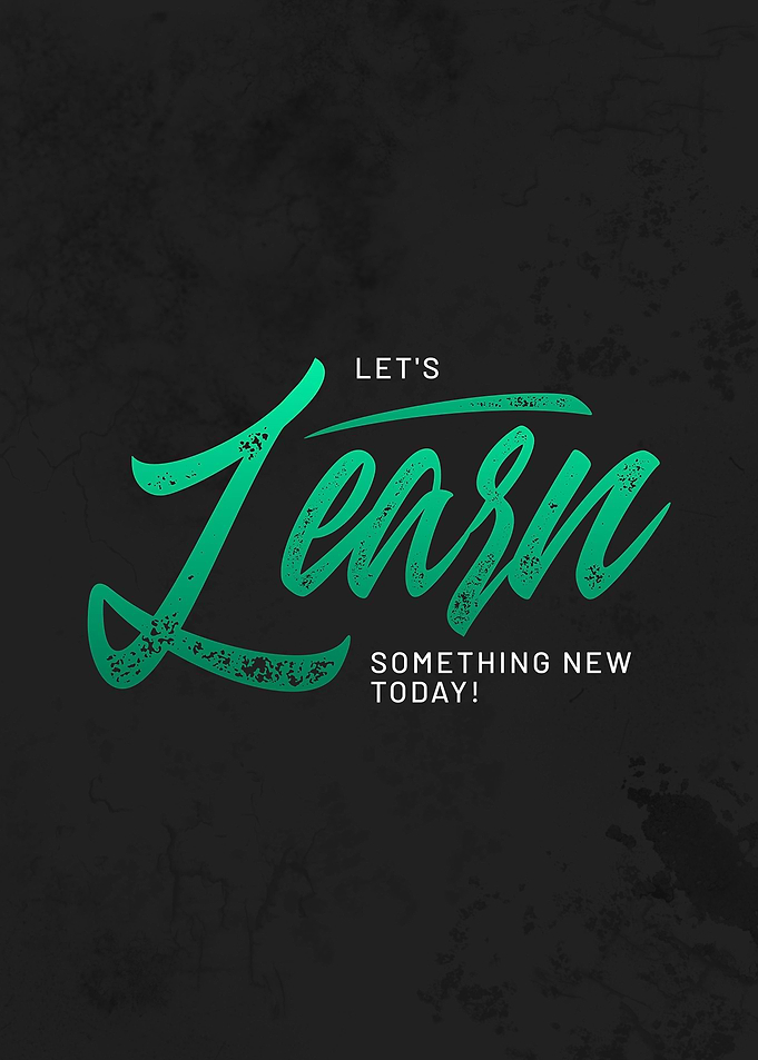 lets LEARN something new