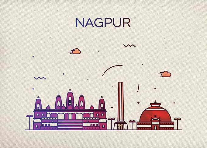 Nagpur India City Skyline