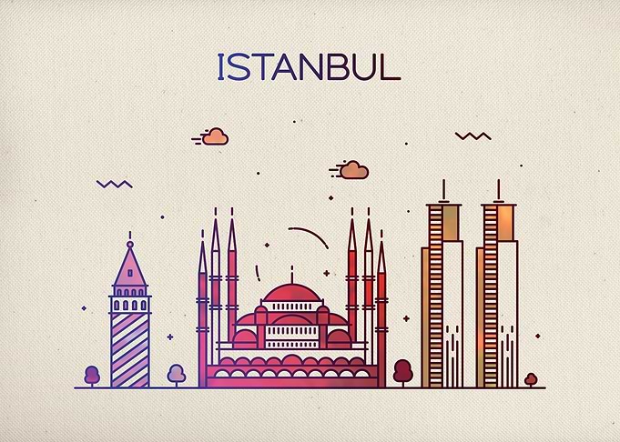 Istanbul City Skyline Fun