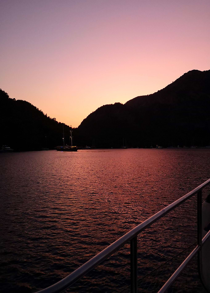 nightfall in turkey