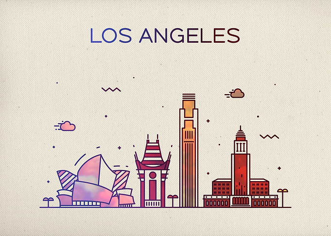 Los Angeles City Skyline