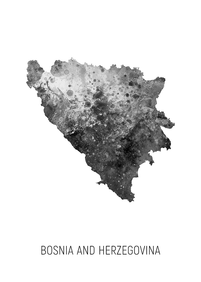 Bosnia and Herzegovina Map