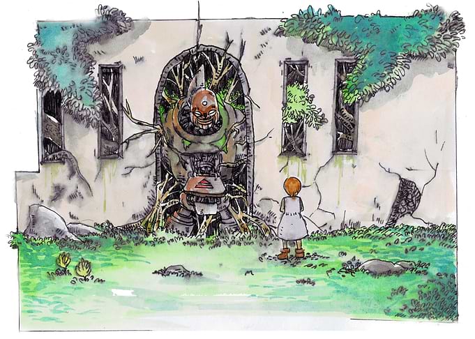 What is behind that door