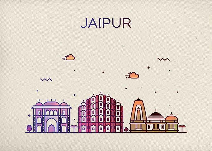 Jaipur India City Skyline