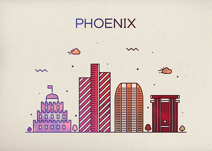 Phoenix City Skyline Fun