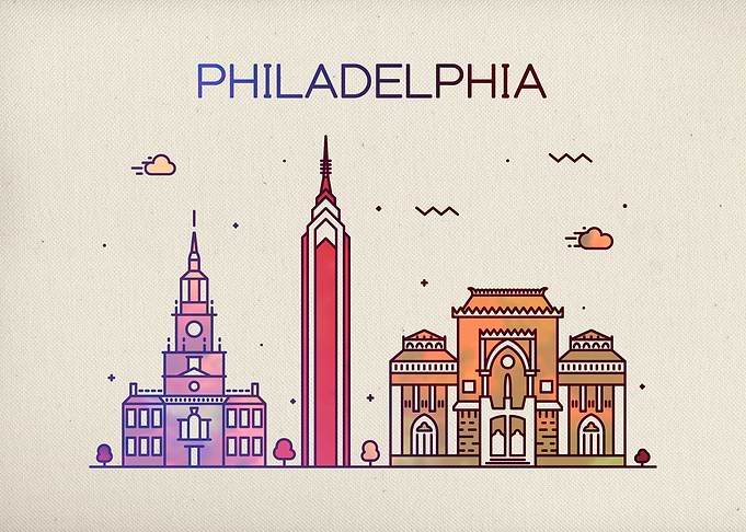 Philadelphia City Skyline