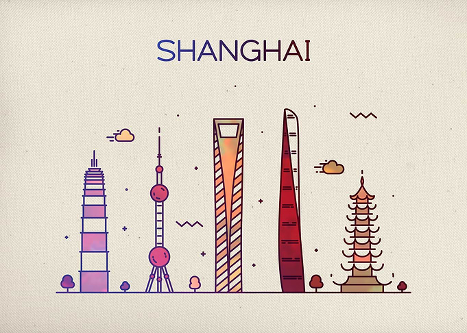Shanghai City Skyline Fun