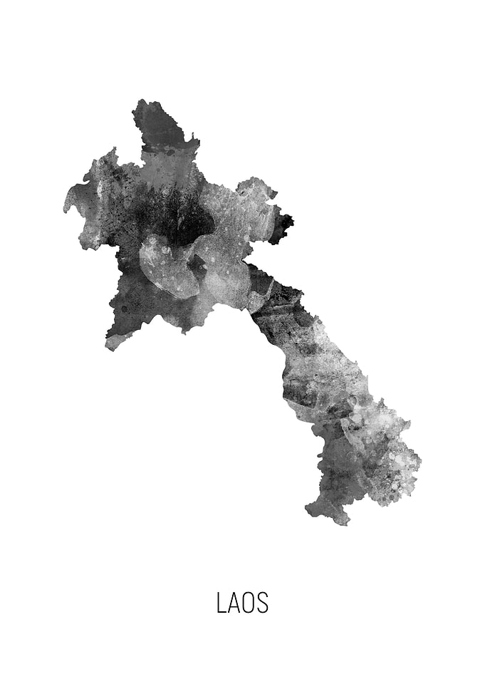 Laos Map
