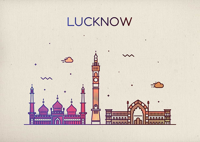 Lucknow India City Skyline