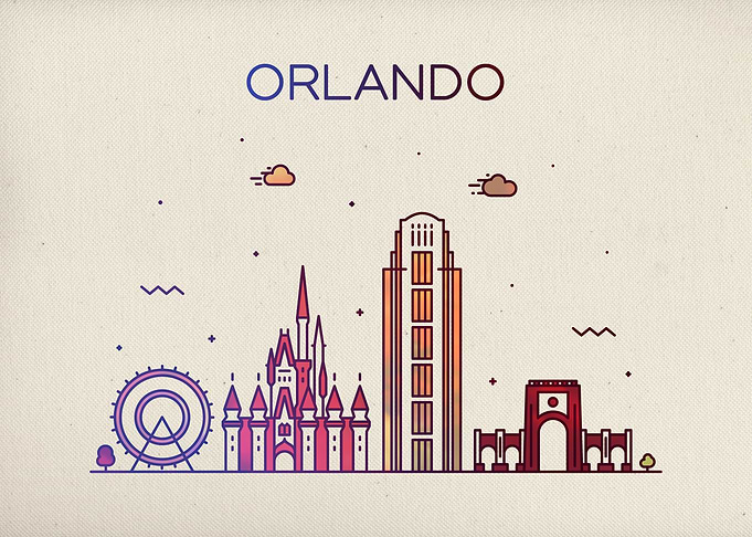 Orlando City Skyline Fun