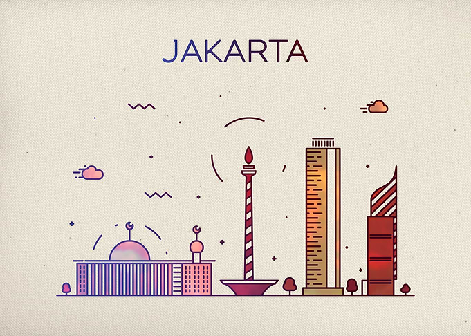 Jakarta Indonesia Skyline