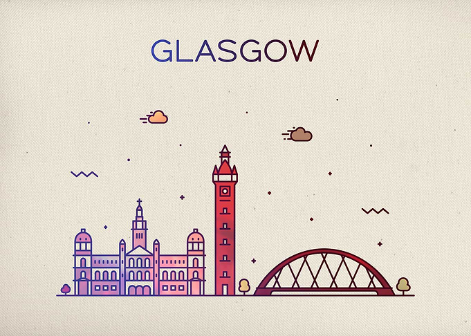 Glasgow Scotland Skyline