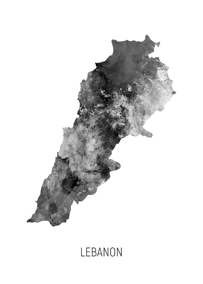 Lebanon Map