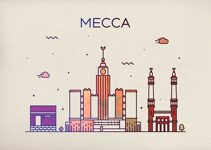 Mecca City Skyline