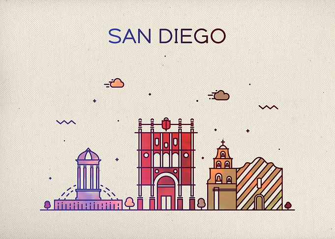 San Diego City Skyline Fun