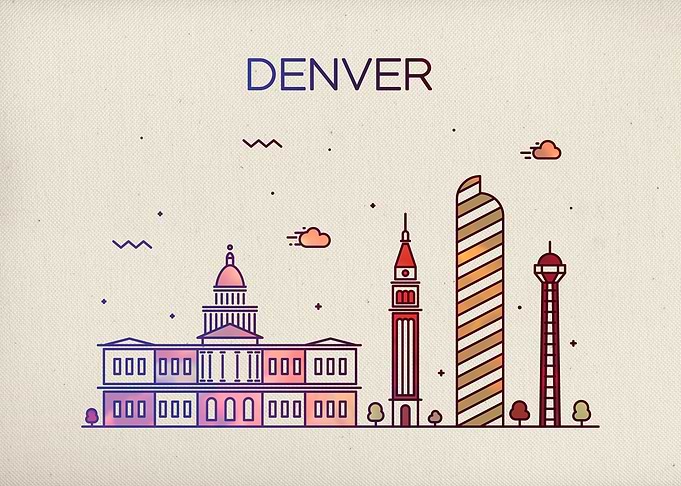 Denver Colorado Skyline