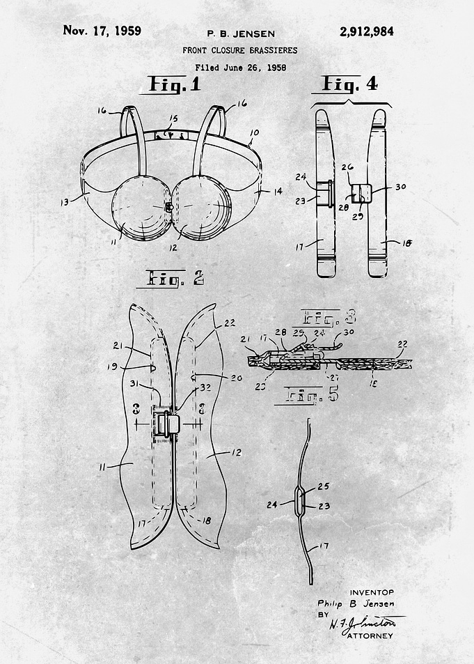 No345 Closure brassieres