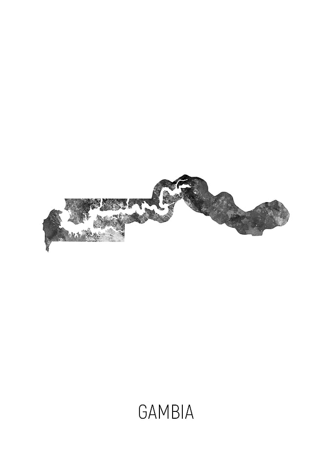 Gambia Map