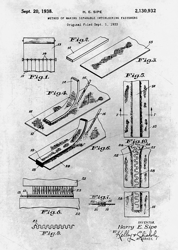 No341 Separable fasteners