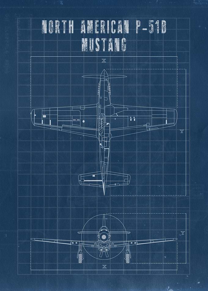 American P51B Mustang