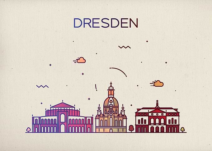 Dresden City Skyline Fun
