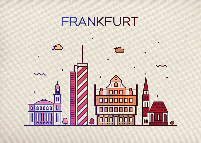 Frankfurt City Skyline Fun