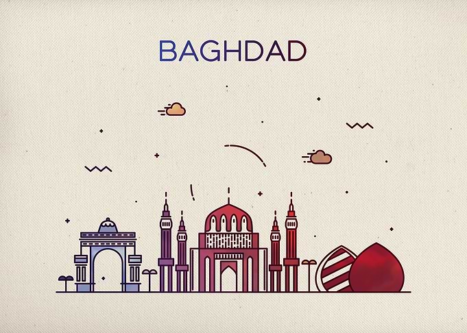 Baghdad Iraq City Skyline