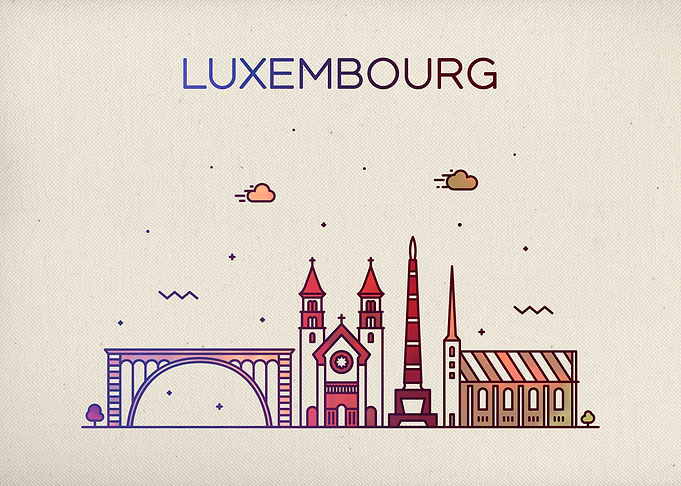 Luxembourg City Skyline