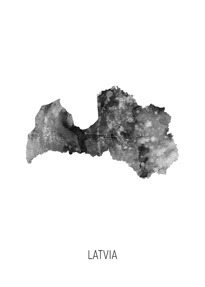 Latvia Map