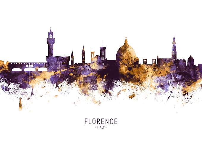Florence Italy Skyline
