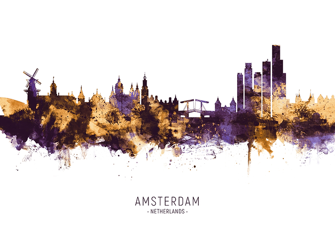 Amsterdam Skyline
