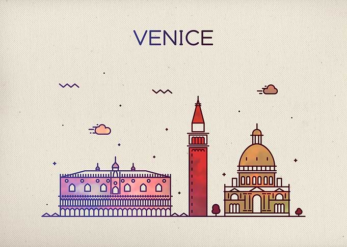 Venice Italy City Skyline