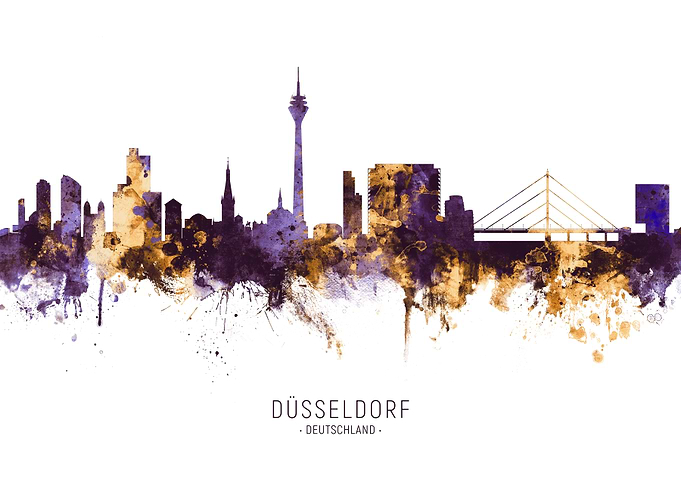 Dusseldorf Skyline