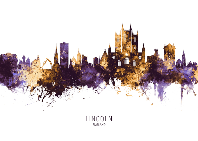 Lincoln England Skyline