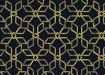 Gold diamonds pattern