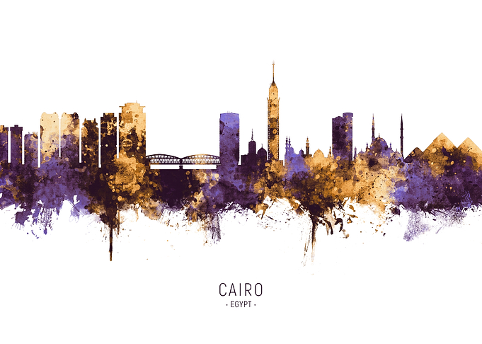 Cairo Egypt Skyline