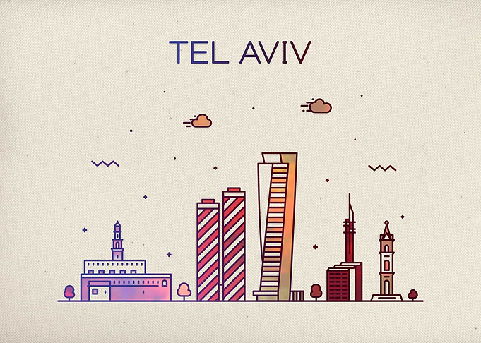 Tel Aviv City Skyline Fun