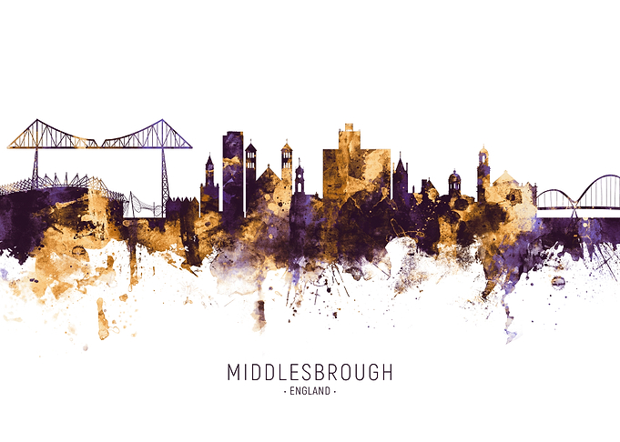 Middlesbrough Skyline