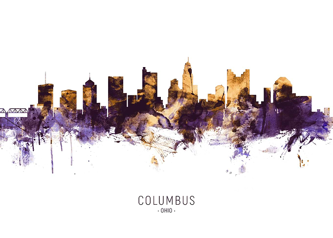 Columbus Ohio Skyline