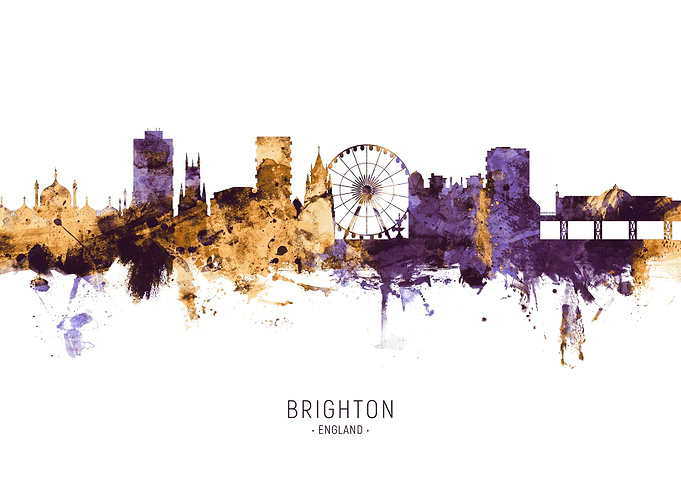 Brighton England Skyline