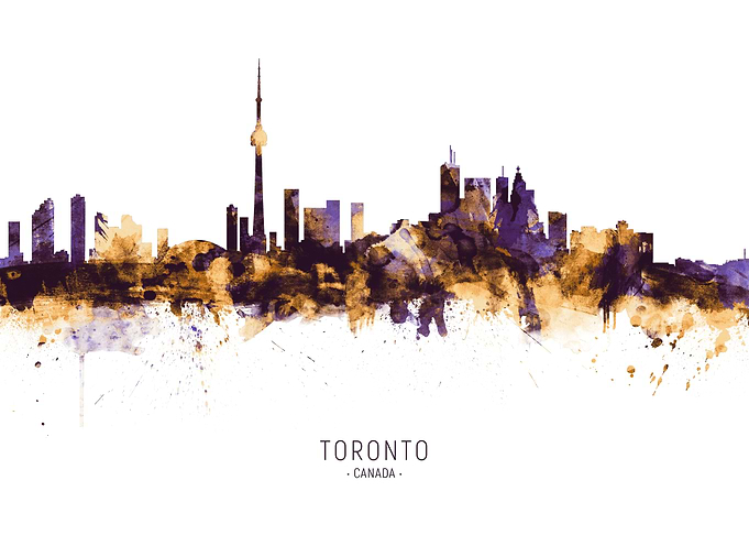 Toronto Canada Skyline