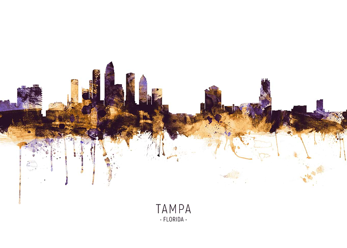 Tampa Florida Skyline