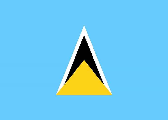 SAINT LUCIA Flag