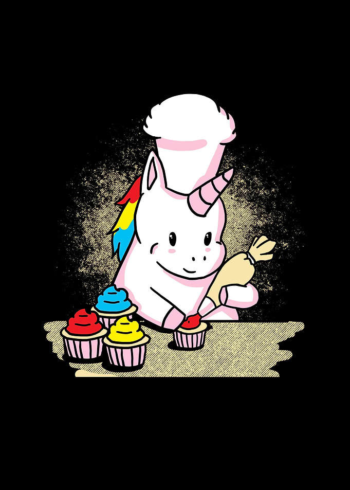 Cute Baking Unicorn