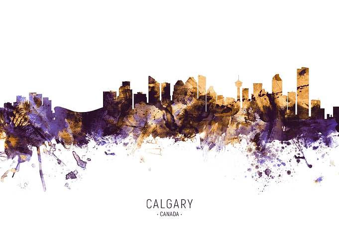 Calgary Canada Skyline