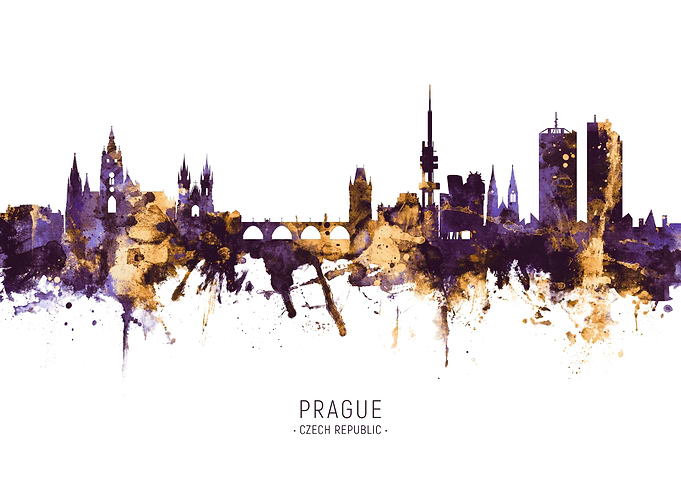 Prague Skyline