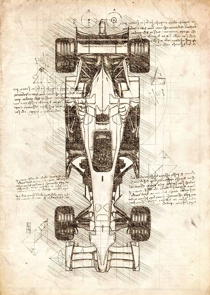 Formula 1 Car Top View